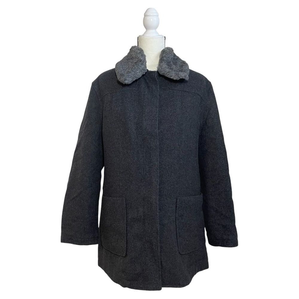 Bernardo Wool Coat Size Large
